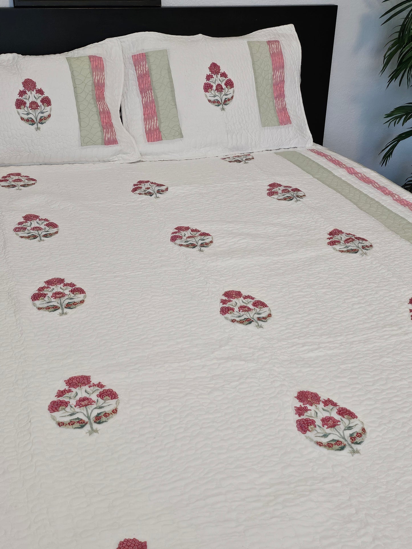 Blossom Grove - LuxuryTouch Quilted Bedspread
