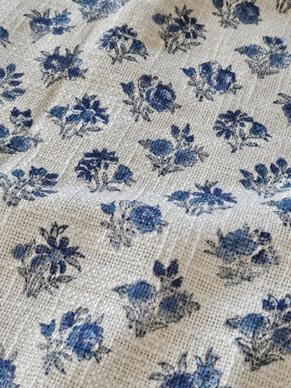 Indigo Bloom - WovenNest Throw