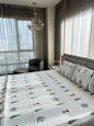 Fern Blossom - LuxuryTouch Quilted Bedspread