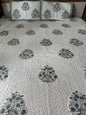 Midnight Bloom - LuxuryTouch Quilted Bedspread