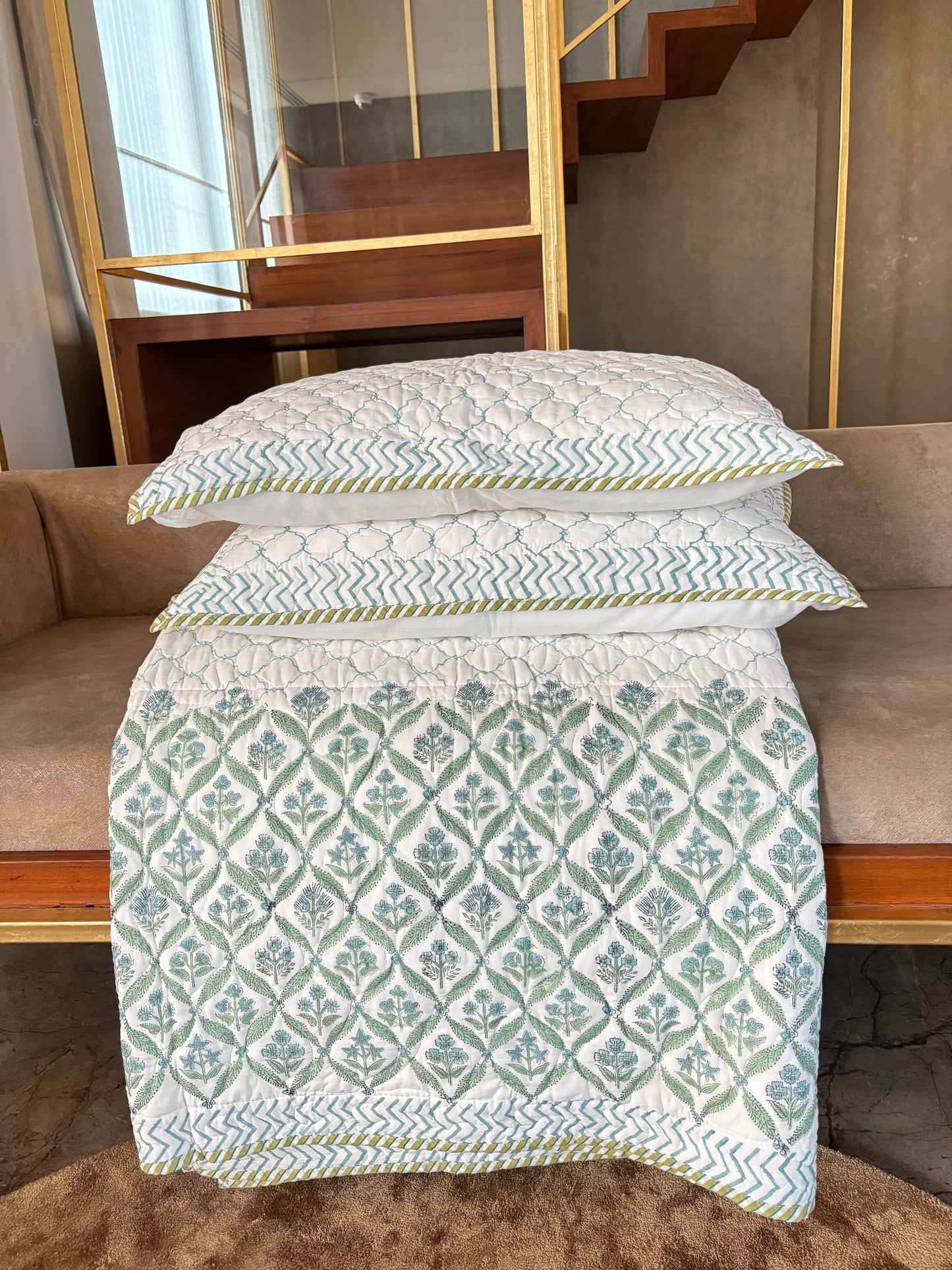 Lush Vines - LuxuryTouch Quilted Bedspread
